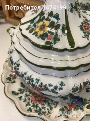 Centerpiece, Супник/Терин Каподимоте с поднос, снимка 8 - Декорация за дома - 44463428