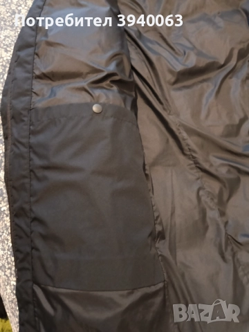 Яке с естествен пух тъмно синьо , снимка 11 - Якета - 52674232