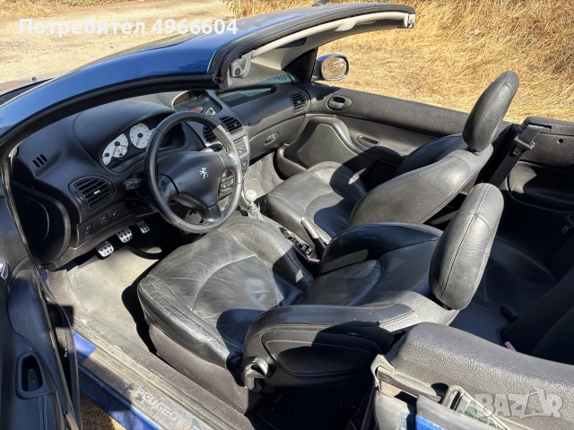 Пежо 206cc 2.0 бензин , снимка 5 - Автомобили и джипове - 56325995