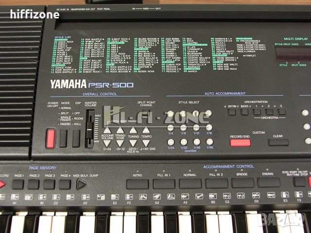  Синтезатор Yamaha psr-500 , снимка 6 - Синтезатори - 42459225