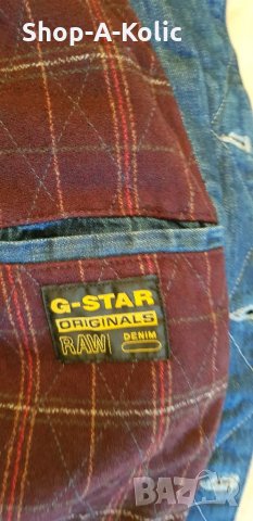 Мъжко яке G-Star Raw Denim Slim Tailor Quilted Winter Jacket, снимка 16 - Якета - 27361378