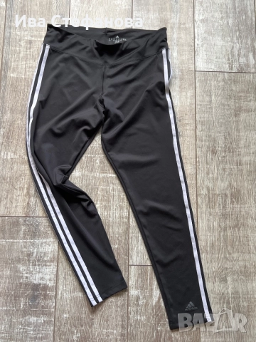 Ново черно дамско класическо спортно долнище клин 100% оригинал Adidas Адидас 