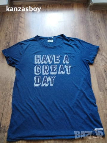 tommy hilfiger - страхотна мъжка тениска L, снимка 3 - Тениски - 52203637