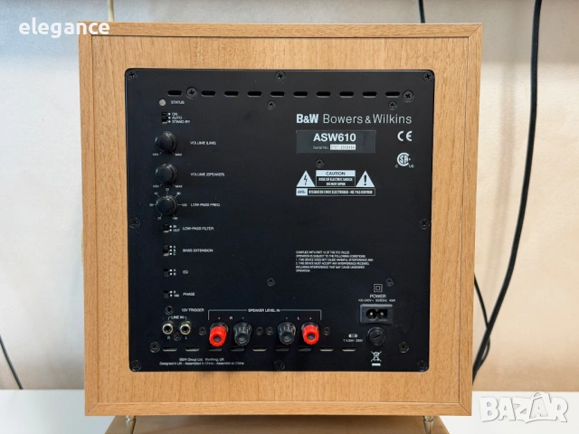 Активен субуфер Bowers & Wilkins B&W ASW 610 – *ТОП* състояние, снимка 6 - Тонколони - 53939296