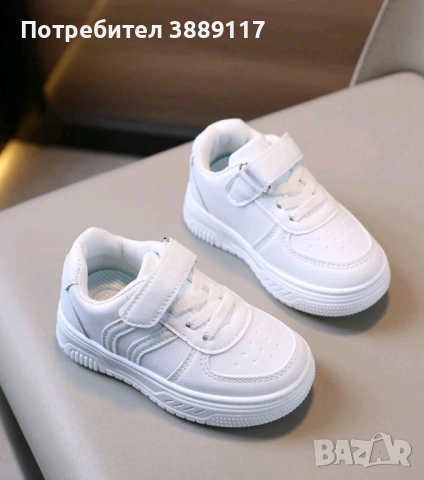 Бели маратонки НОВИ, снимка 4 - Бебешки боти и ботуши - 53047321