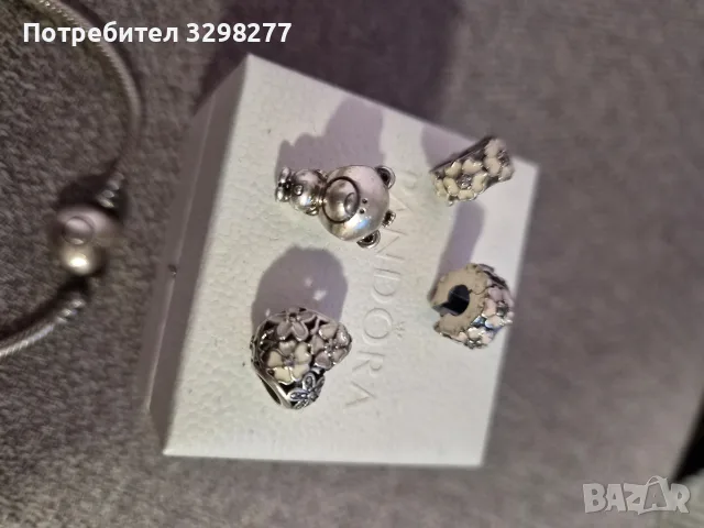 гривна пандора + талисмани, снимка 2 - Гривни - 56168311