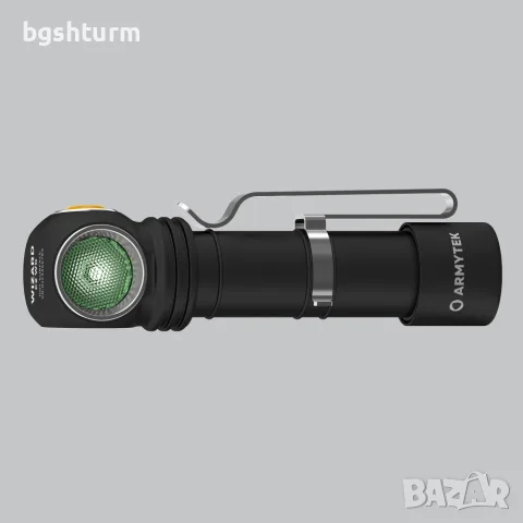 Професионален челен фенер 3 в 1 Armytek Wizard C2 WG (Бяла и Зелена светлина) – 1020 лумена, снимка 3 - Оборудване и аксесоари за оръжия - 56126962