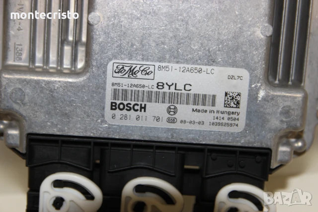 Моторен компютър Ford Focus (2004-2011г.) 8M5112A650LC / 8M51-12A650-LC / 0281011701 / 0 281 011 701, снимка 2 - Части - 50650336