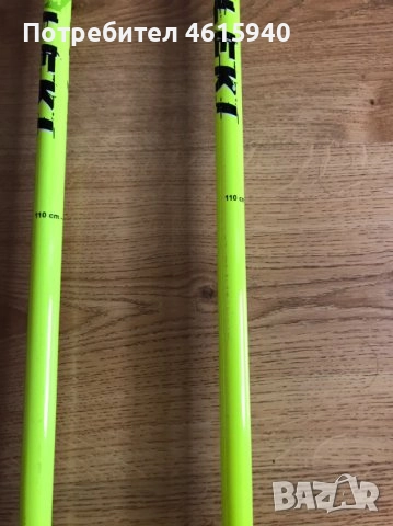 Щеки ЛЕКИ LEKI със система за захващане към ръкавици/каишки TRIGER S 110см, снимка 2 - Зимни спортове - 52004978