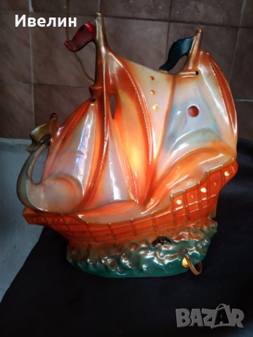 ретро настолна лампа-кораб, снимка 4 - Настолни лампи - 29244791