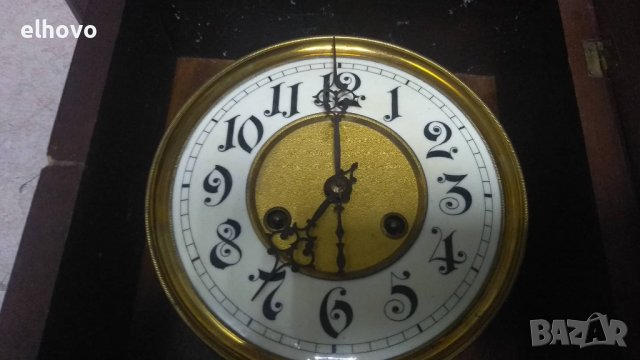 Стенен часовник, снимка 3 - Антикварни и старинни предмети - 37039524