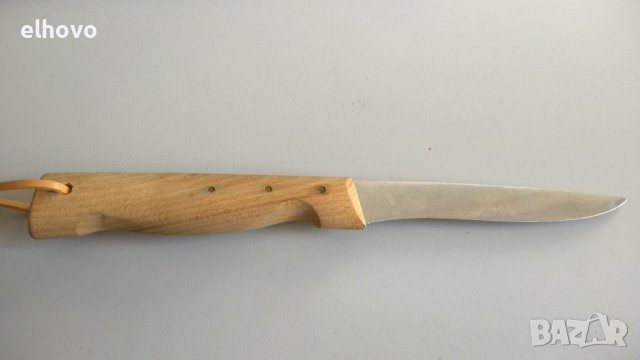 Нож COOK INOX с дървена дръжка, снимка 8 - Антикварни и старинни предмети - 39528542