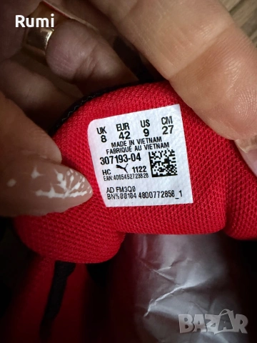 Чисто кови оригинални маратонки Puma Ferrari Drift Cat Decima ! 42, 42,5 н, снимка 7 - Маратонки - 50822625