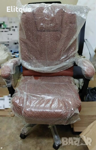 Ергономичен офис стол с лумбална опора от еко кожа – комфорт за дълги часове без болки, снимка 5 - Столове - 53088417