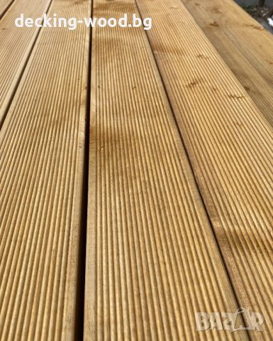 Декинг дъски 12см - импрегнирани, снимка 1