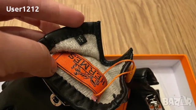 Hermes кожени ръкавици , снимка 5 - Ръкавици - 48921254