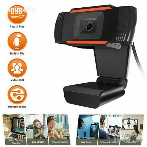ANIMABG Промо цена Уеб камера с вграден микрофон hd ready, снимка 7 - Клавиатури и мишки - 30929418