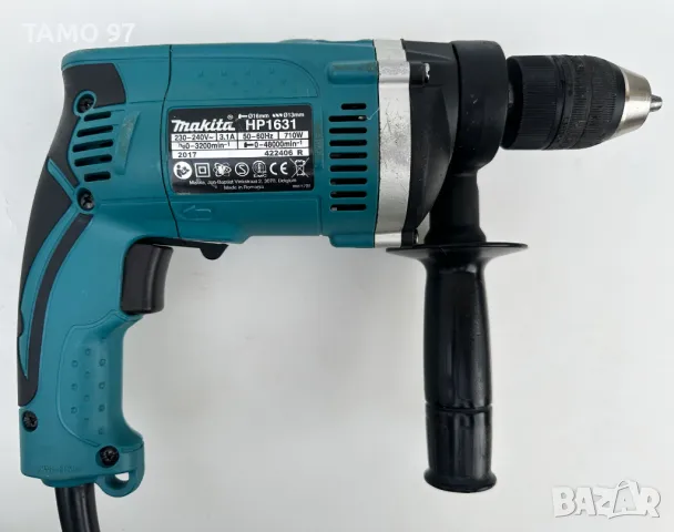 Makita HP1631 - Ударна бормашина 710W като нова!, снимка 3 - Бормашини - 49719433