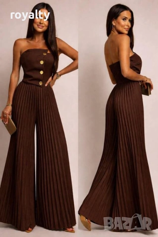 Дамски Кафяв Солей Гащеризон