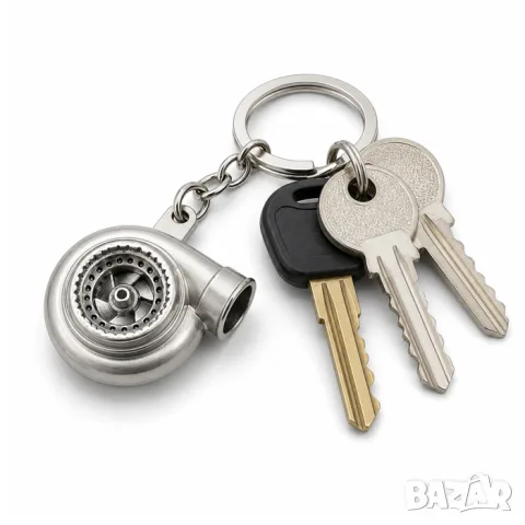 Ключодържател турбина сив, снимка 2 - Аксесоари и консумативи - 55863546