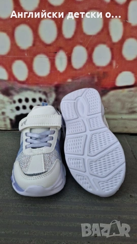 Английски детски маратонки-Светещи STITCH , снимка 4 - Детски маратонки - 54196878