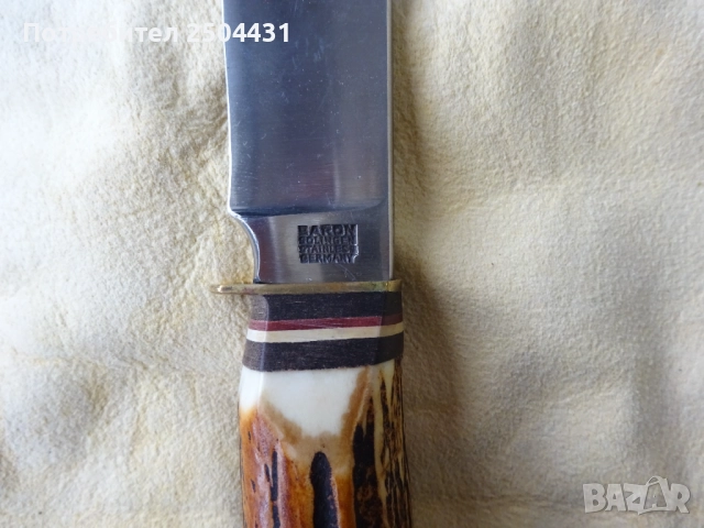 ловджийски нож солинген, снимка 6 - Антикварни и старинни предмети - 52945277