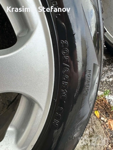 205/60/16 4бр Алуминиеви джанти с зимни гуми, снимка 7 - Гуми и джанти - 51622857
