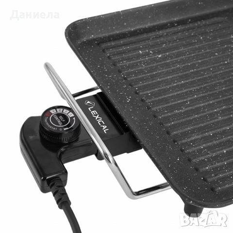 Електрически грил Lexical LBQ-2591 с незалепващо гранитно покритие , снимка 5 - Скари - 53073869