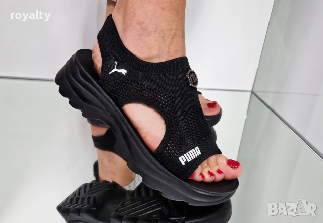 Puma черни дамски сандали , снимка 3 - Сандали - 51224631