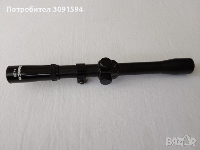 Tasco 4x20 tasco 4x20 оптика за малокалибрено или въздушно оръжие, не се вижда много добре или е за , снимка 13 - Антикварни и старинни предмети - 42748870