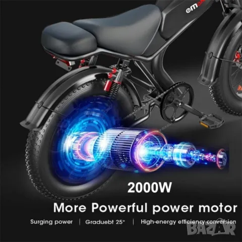 ПРОМО! Електрически велосипед/колело EMOKO C93 2000W 23AH, снимка 3 - Велосипеди - 48325116