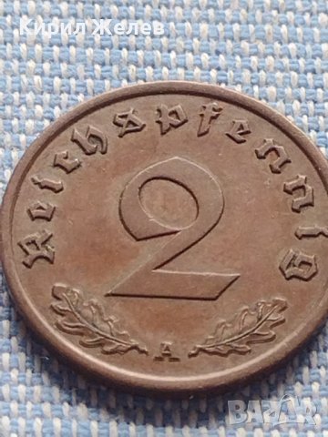 Монета 2 райхсфенинг 1939г. Германия Трети Райх с СХВАСТИКА за КОЛЕКЦИЯ 39862, снимка 2 - Нумизматика и бонистика - 42819996