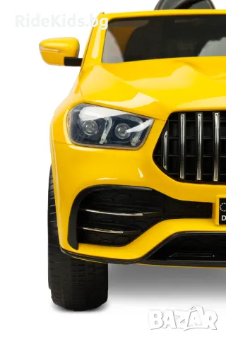Луксозен детски акумулаторен джип MERCEDES W166 – Жълт, с дистанционно и LED светлини, снимка 12 - Детски велосипеди, триколки и коли - 50099674