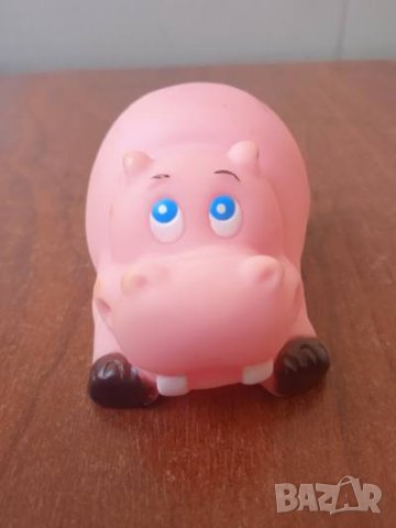 Гумено розово хипопотамче, снимка 2 - Дрънкалки и чесалки - 42293709