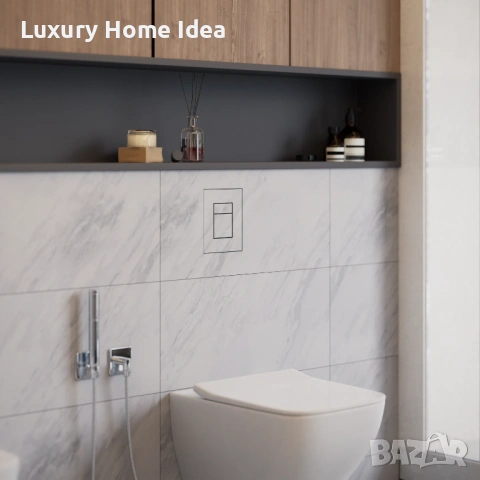 Основа за скрит монтаж на бутон зад плочка (GROHE механизъм) - Пълен комплект - Luxury Home Idea, снимка 8 - Други стоки за дома - 53980654