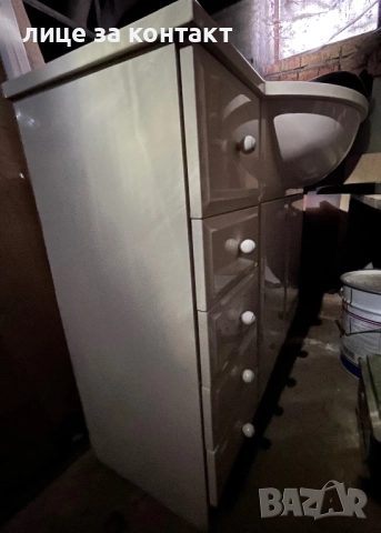 Шкаф за баня с вградена мивка, смесител и сифон Видима/ Идеал стандарт, снимка 2 - Смесители - 52254754