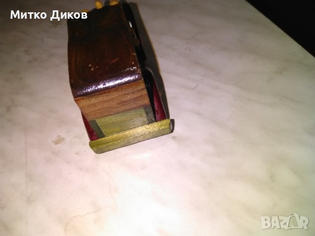 Дървена ретро кола ръчна изработка 145х62х54мм отлична, снимка 4 - Декорация за дома - 42794865