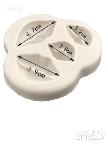 4 Целувки устни устна уста силиконов молд форма фондан шоколад смола, снимка 3 - Форми - 32140600