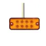 Оранжев LED габарит 24 V с 8 диода, снимка 1