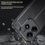 Xiaomi Redmi Note 14 4G Удароустойчив Litchi Skin Калъф и Протектор, снимка 6