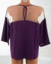 Ефектна дамска блуза в лилаво Jimmy Sanders - M, снимка 3