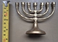 Малък еврейски свещник - Менора, снимка 1