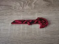 SRT Hellcat червено с черно емблема дясна, снимка 4