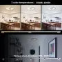LED плафон 28 W димируем с дистанционно 3000-6500 K 50 см. - Черно/Бяло, снимка 5