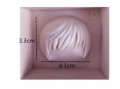 3d Мъжка коса прическа глава силиконов молд форма за украса декор торта фондан, снимка 2