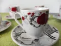 Комплект ретро керамични чаши за кафе, снимка 5
