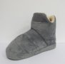 Юношески пантофи тип ботуш сиво, снимка 2