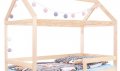 Детско легло Къща, 130x86x164 см, масив, оригинално детско легло, легло къща, снимка 1