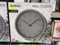 НОВО Монохромен Стенен Часовник AURIOL, снимка 3