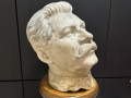 Соц Голям Бюст Йосиф Сталин Гипс, снимка 1